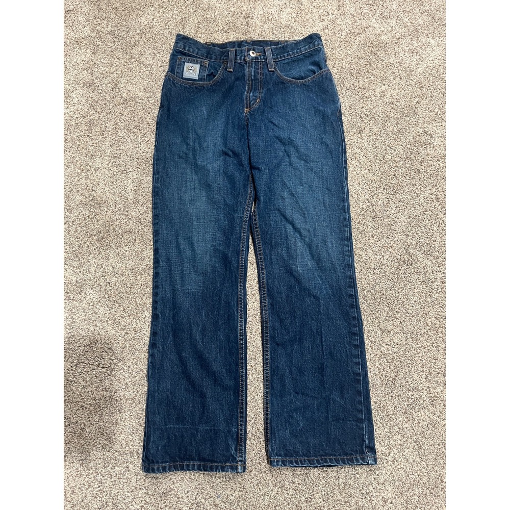 Cinch Mens Dark Wash Straight Leg Jeans Size 31x30 MB98034002 Silver Label